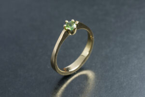 Ring in Gelbgold mit Turmalin